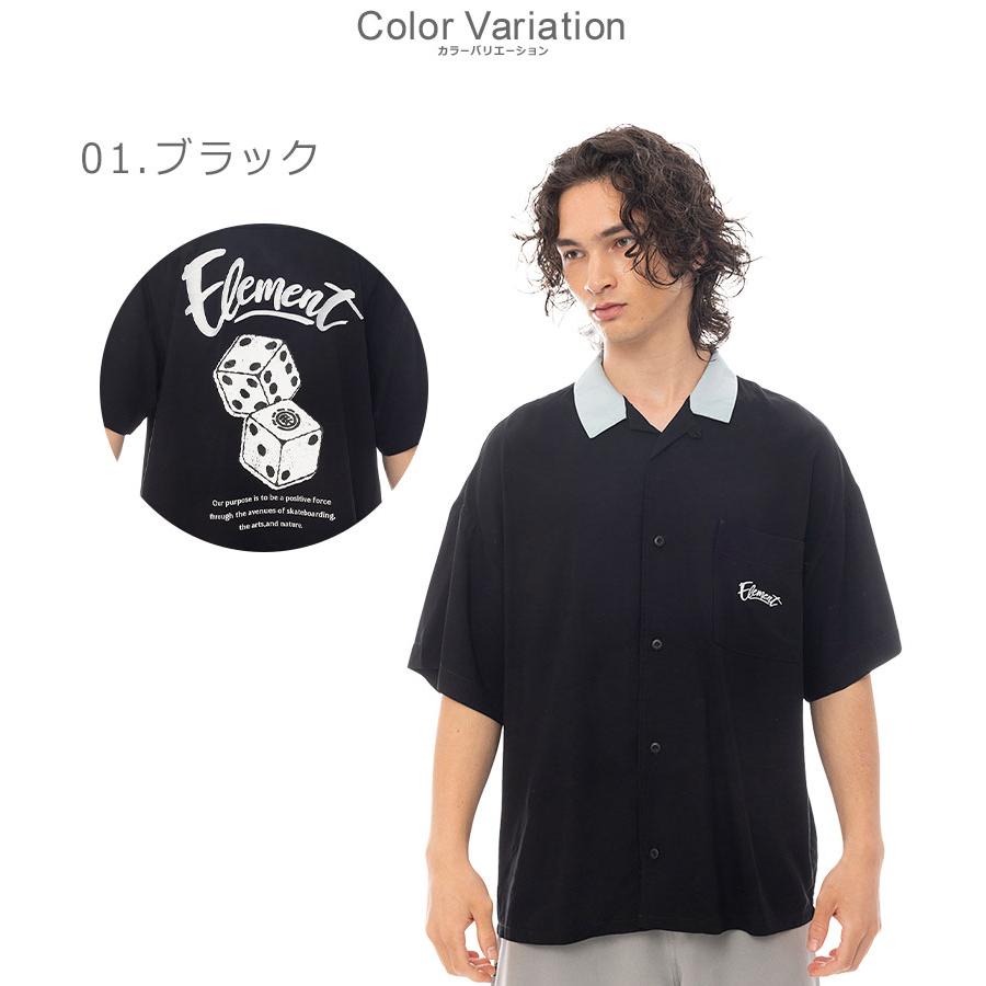 ELEMENT（エレメント） 半袖シャツ メンズ ELEMENT BF021105 ブラック