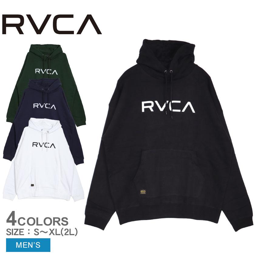 RVCA パーカー ブラック×ホワイト RVCA（ルーカ） パーカー メンズ WORLD WIDE ZIP HD パーカー 「2025年