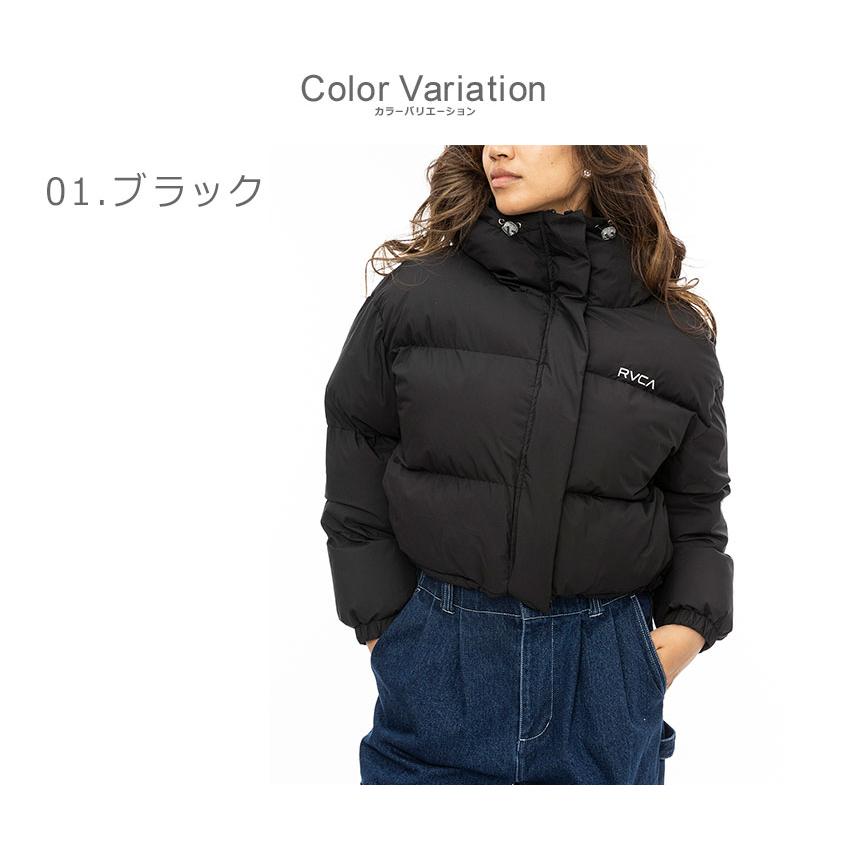 RVCA（ルーカ） 中綿ジャケット レディース RVCA BE044761 ブラック 黒 