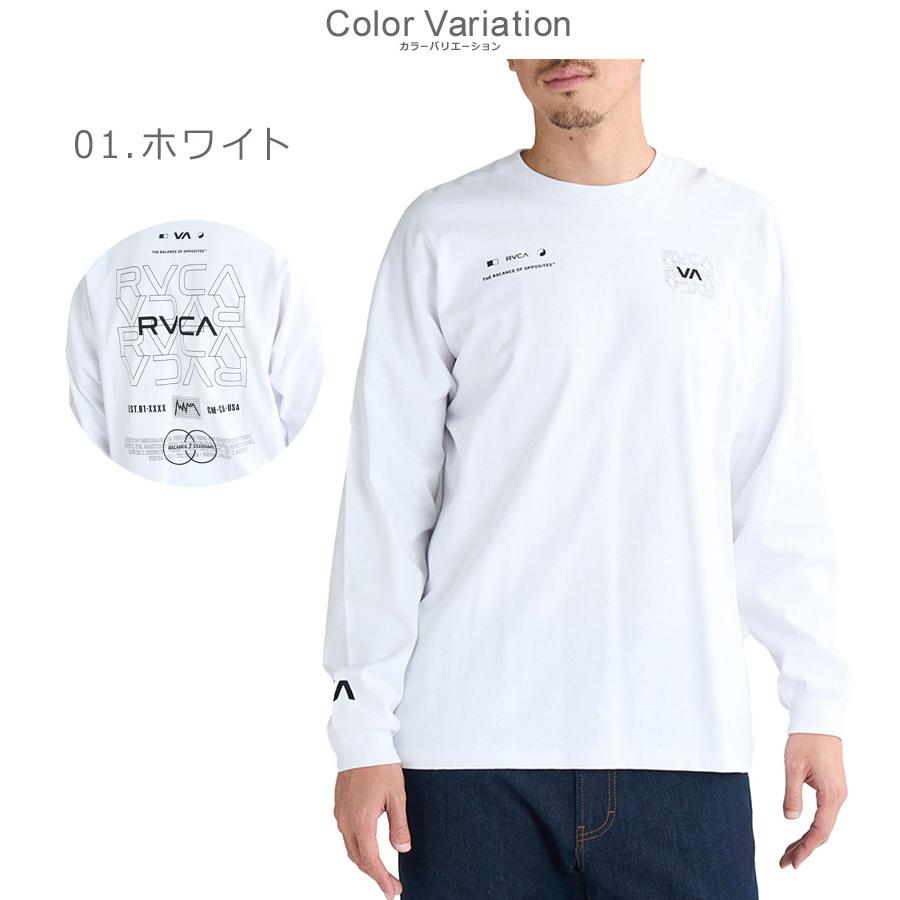 RVCA（ルーカ） 長袖Tシャツ メンズ RVCA BF041151 ホワイト 白 