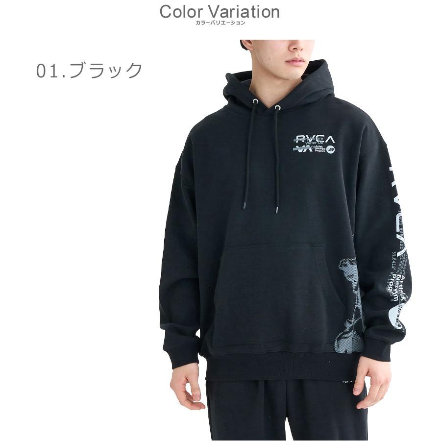 RVCA（ルーカ） パーカー メンズ RVCA BF042025 ブラック 黒 グレー