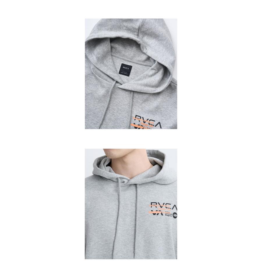 RVCA（ルーカ） パーカー メンズ RVCA BF042025 ブラック 黒 グレー