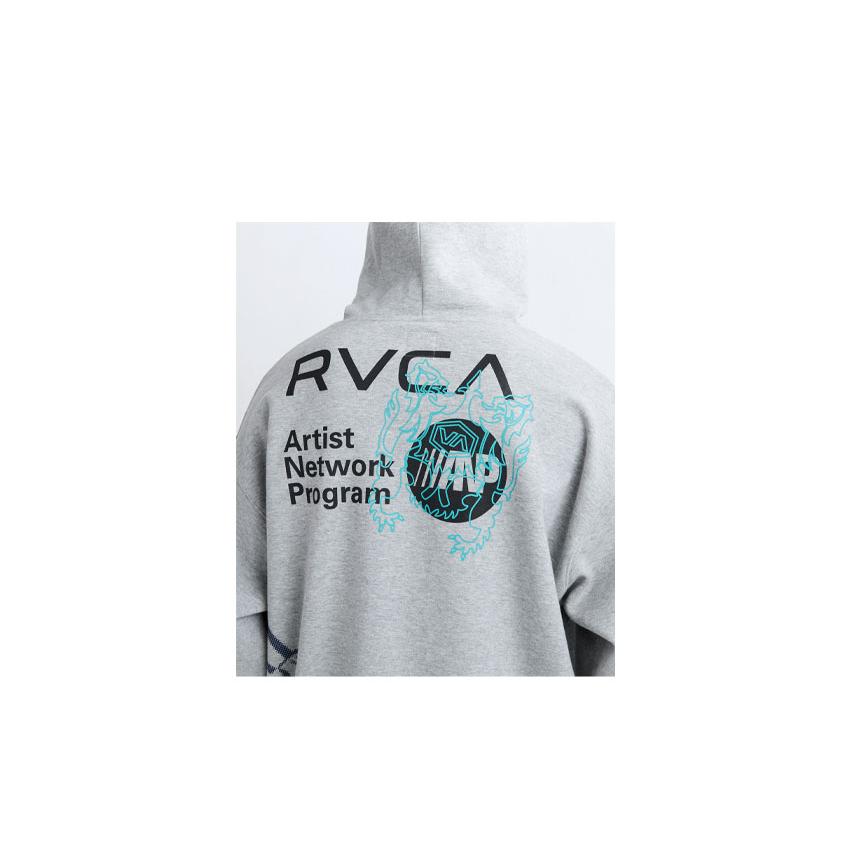 RVCA（ルーカ） パーカー メンズ RVCA BF042025 ブラック 黒 グレー