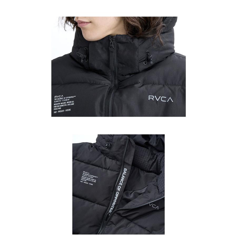 RVCA（ルーカ） ダウンジャケット メンズ BACK PRINT PUFFER JKT RVCA