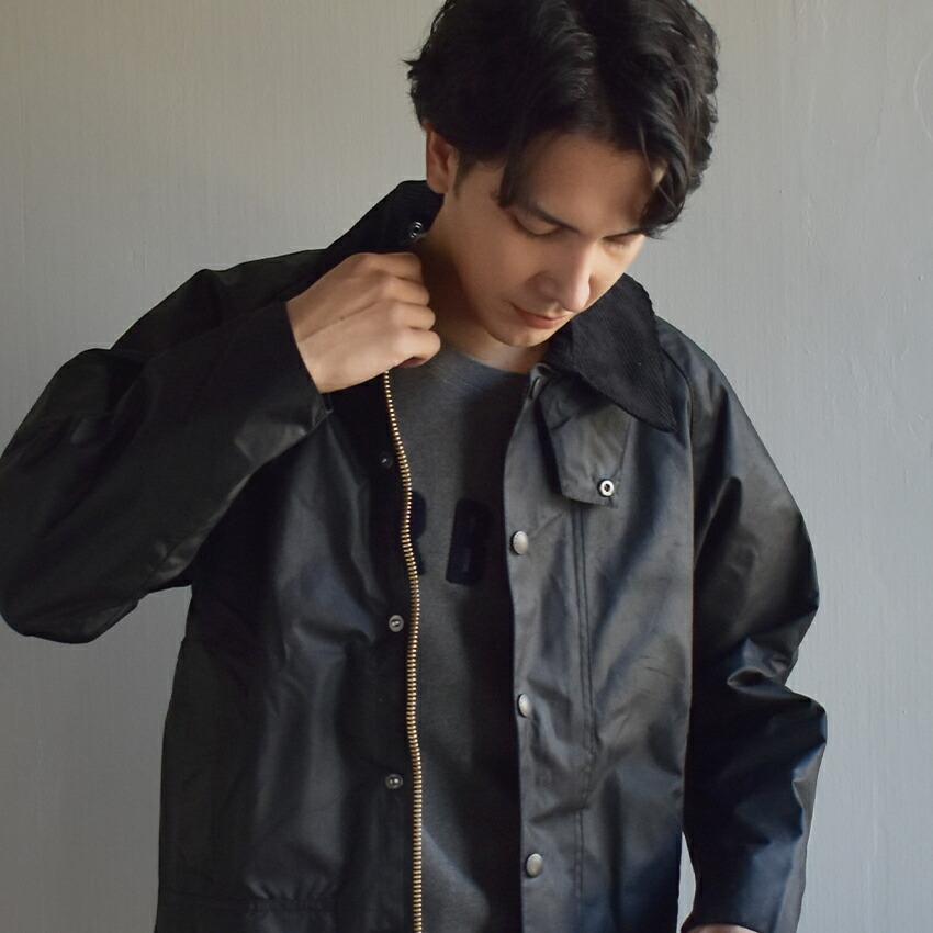 【人気】Barbour バブアー オイルドジャケット　ミリタリージャケット黒 Barbour BARBOUR バブアー ショート丈ブルゾン オイルドジャケット