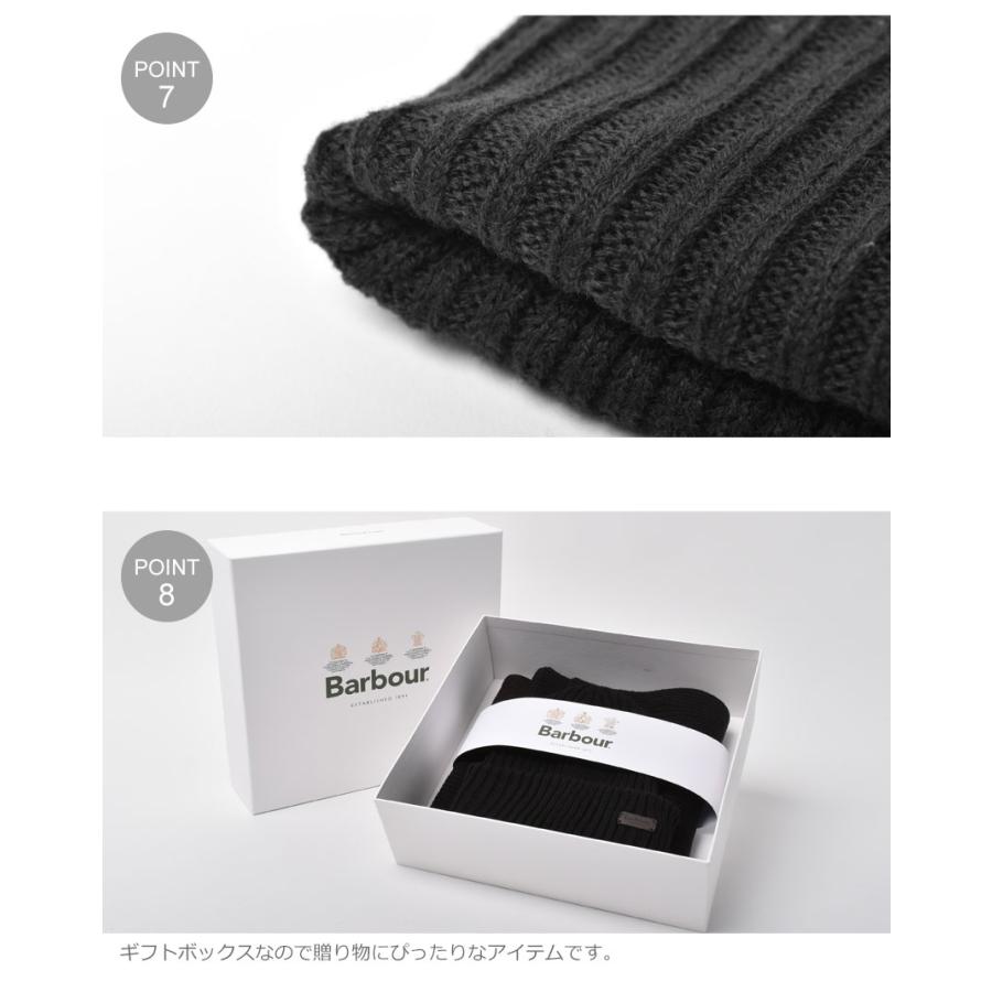 Barbour（バブアー） スカーフ＆ニット帽セット メンズ レディース