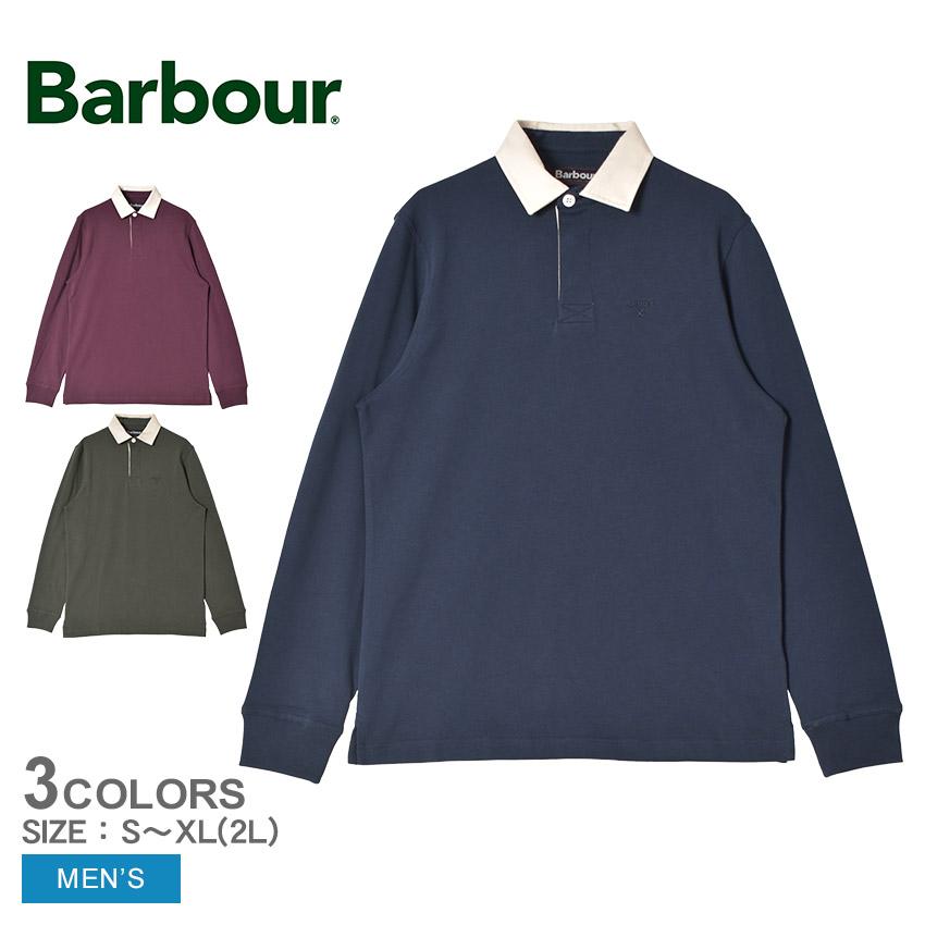Barbour（バブアー） ラグビーシャツ メンズ BARBOUR MML1337 カーキ