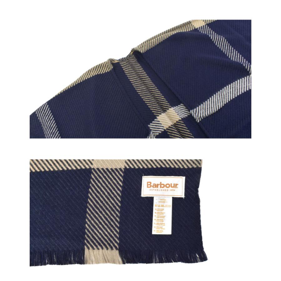 バブアー ショール メンズ レディース BARBOUR LSC0425 グレー ネイビー 紺 ブランケット セラーぺ タータンチェック 定番 クラシカル カジュアル_4