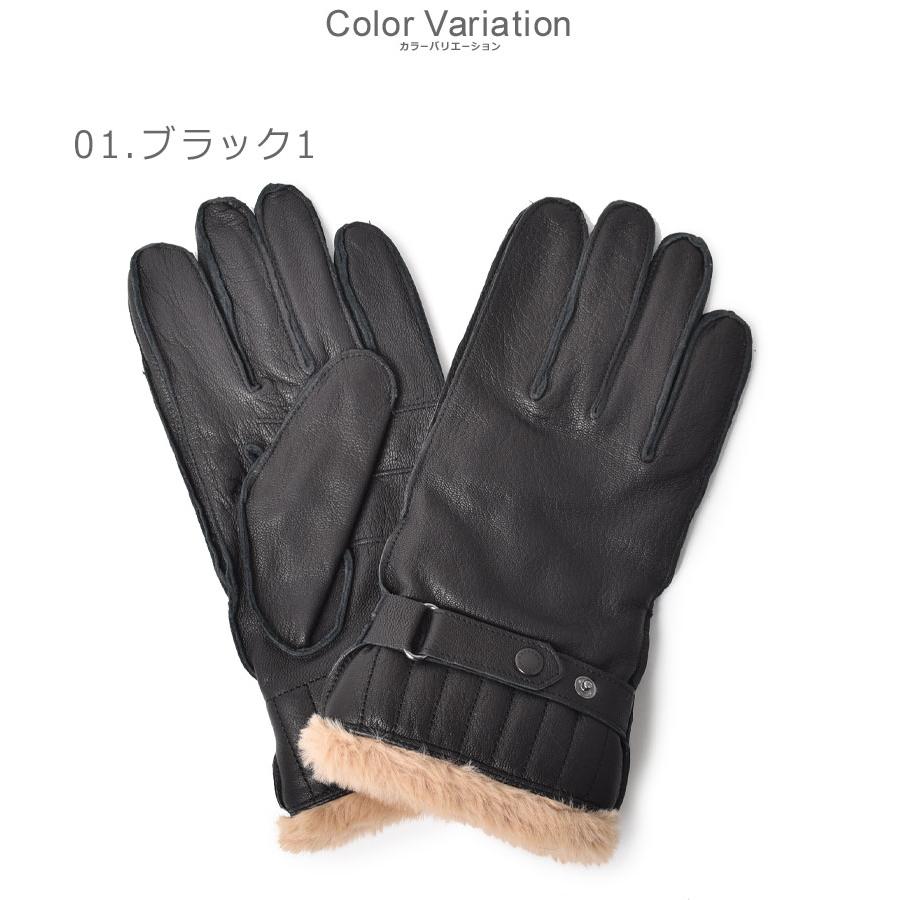 Barbour（バブアー） 手袋 メンズ BARBOUR MGL0013 ブラック 黒