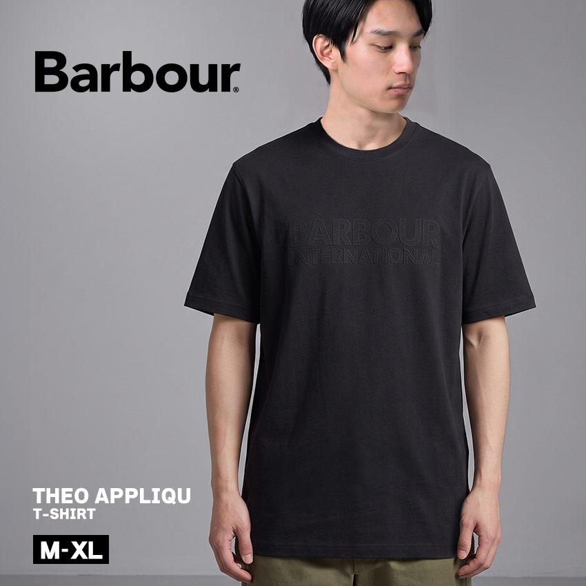 Barbour（バブアー） 半袖Tシャツ メンズ BARBOUR MTS1581 ブラック 黒