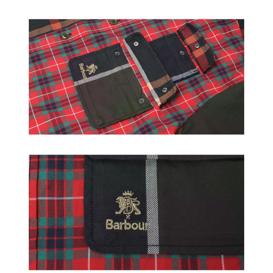 Barbour（バブアー） 長袖シャツ メンズ BARBOUR MSH5538 レッド 赤