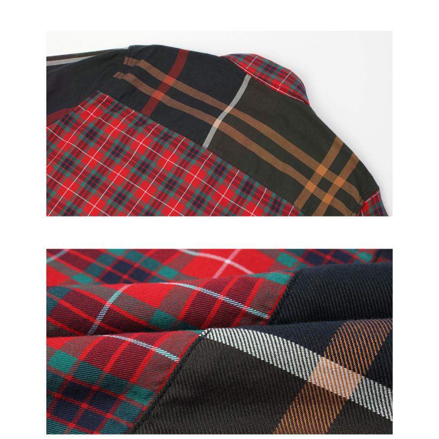 Barbour（バブアー） 長袖シャツ メンズ BARBOUR MSH5538 レッド 赤