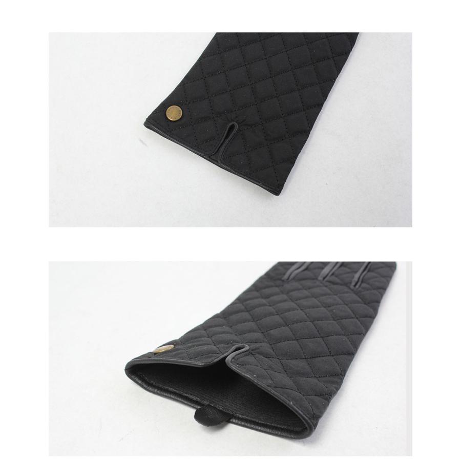 Barbour（バブアー） 手袋 レディース BARBOUR LGL0135 ブラック 黒