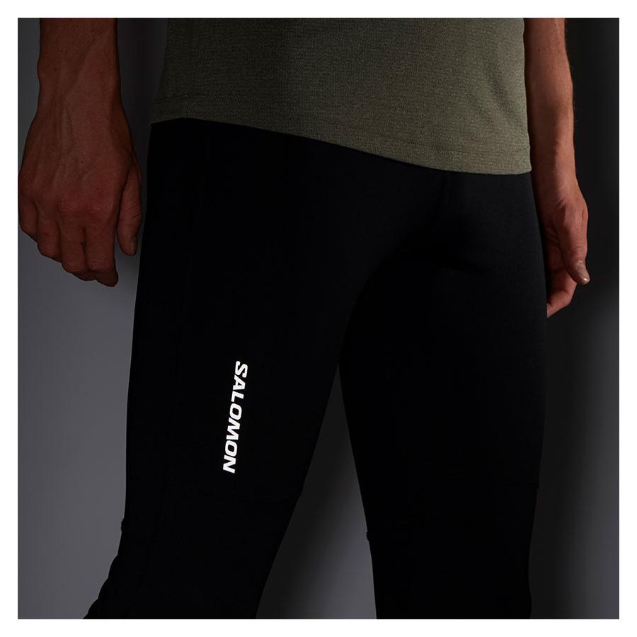 SALOMON（サロモン） レギンス メンズ クロス ラン タイツ SALOMON
