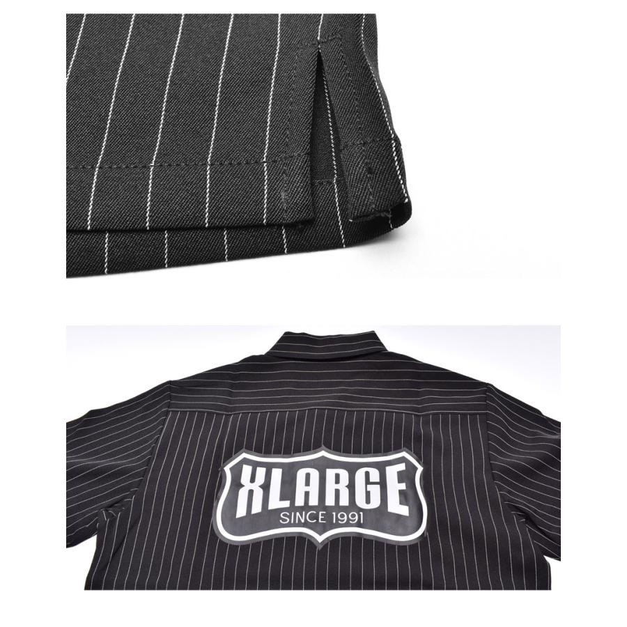 XLARGE（エクストラ ラージ） 半袖シャツ メンズ S/S STRIPE WORK