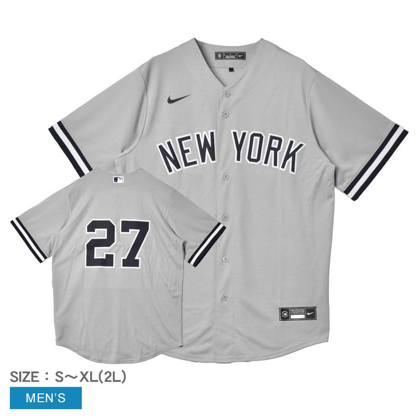 新品未使用品　ジャンカルロスタントン　ユニフォーム　ニューヨークヤンキース ナイキ ユニフォームシャツ メンズ NIKE T770-NKGR グレー ジャン