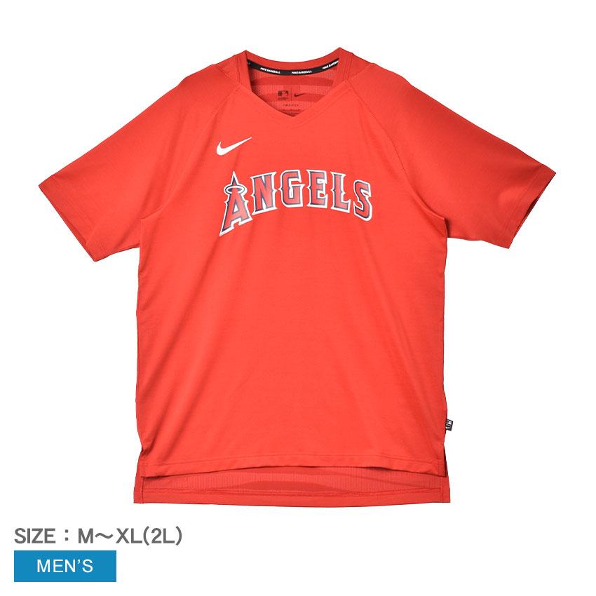ネコポス配送） ナイキTシャツ メンズ NIKE NACS-62Q 赤 ロサンゼルス