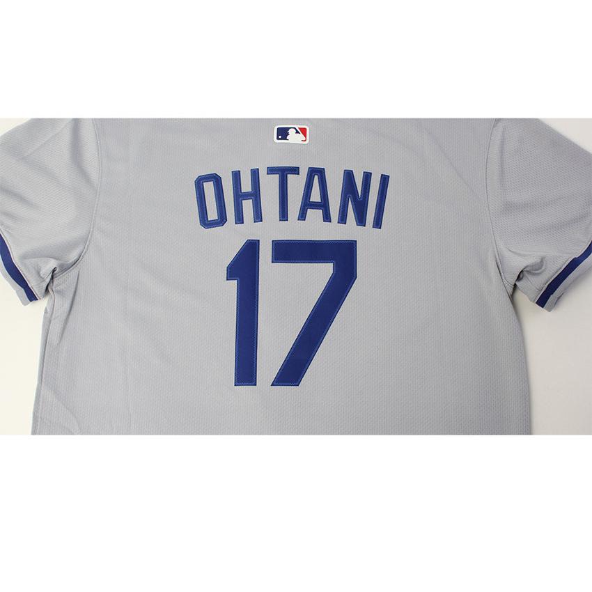ナイキ ユニフォームシャツ キッズ ジュニア 子供 LIMITED ROAD PLAYER JERSEY 大谷翔平 NIKE PZ3B7LRDP00 グレー Los Angeles LAA