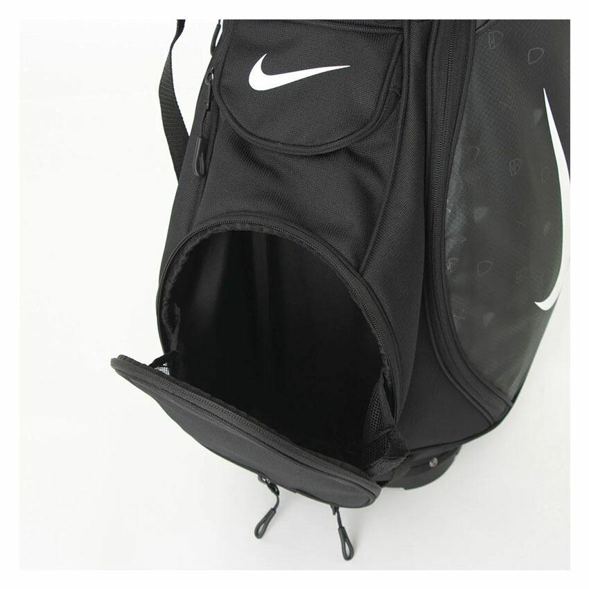NIKE ナイキ ゴルフ キャディバッグ ゴルフバッグ　ブラック　フード付き ナイキ ゴルフバッグ メンズ レディース NIKE GF3020 ブラック