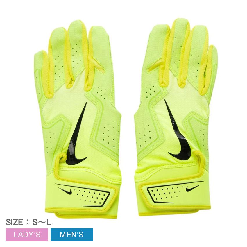 ナイキ バッティンググローブ メンズ レディース NIKE BA1201 イエロー