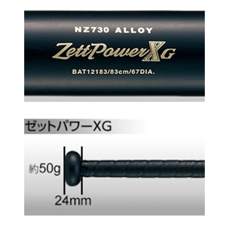 ゼット（ZETT） バット メンズ レディース 硬式 金属製バットZETTPOWER