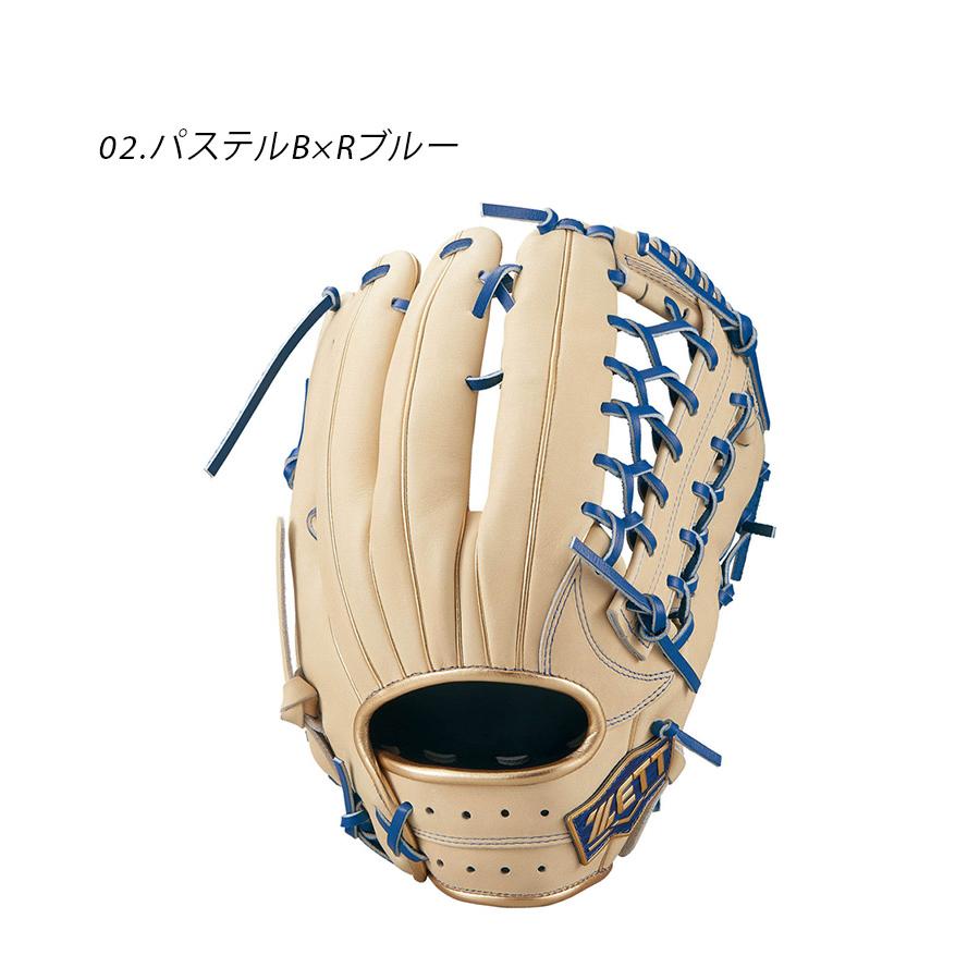 軟式グローブ グレー/青 ゼット（ZETT） グローブ メンズ レディース ZETT BRGB31437 ブルー 青