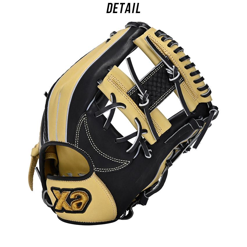 ザナックス 内野手用軟式グローブ 大人 一般 Xanax BRG25PA1X ブラック