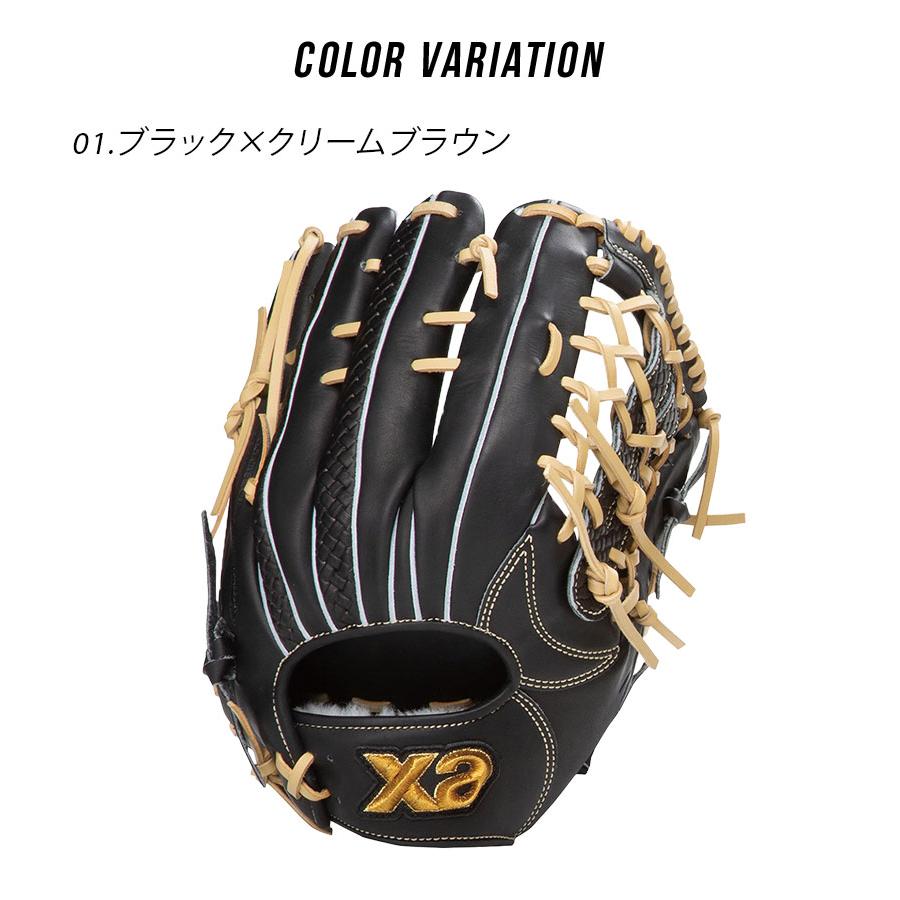 ザナックス 外野手用軟式グローブ 大人 一般 Xanax BRG25QG1X ブラック