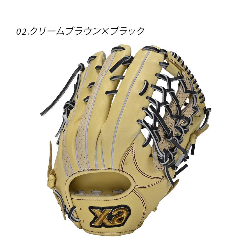 ザナックス 外野手用軟式グローブ 大人 一般 Xanax BRG25QG1X ブラック