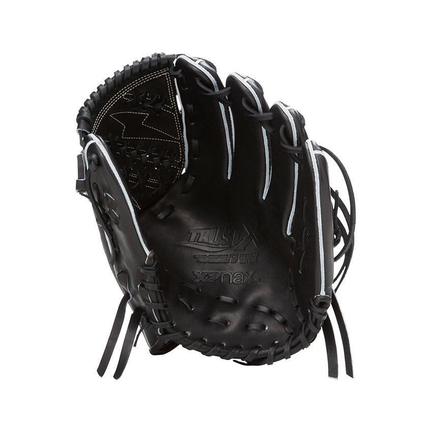 ザナックス　xanax 黒 レザー 野球グローブ 内野用 ザナックス グローブ Xanax BHG25YK1X ブラック 黒 野球グローブ