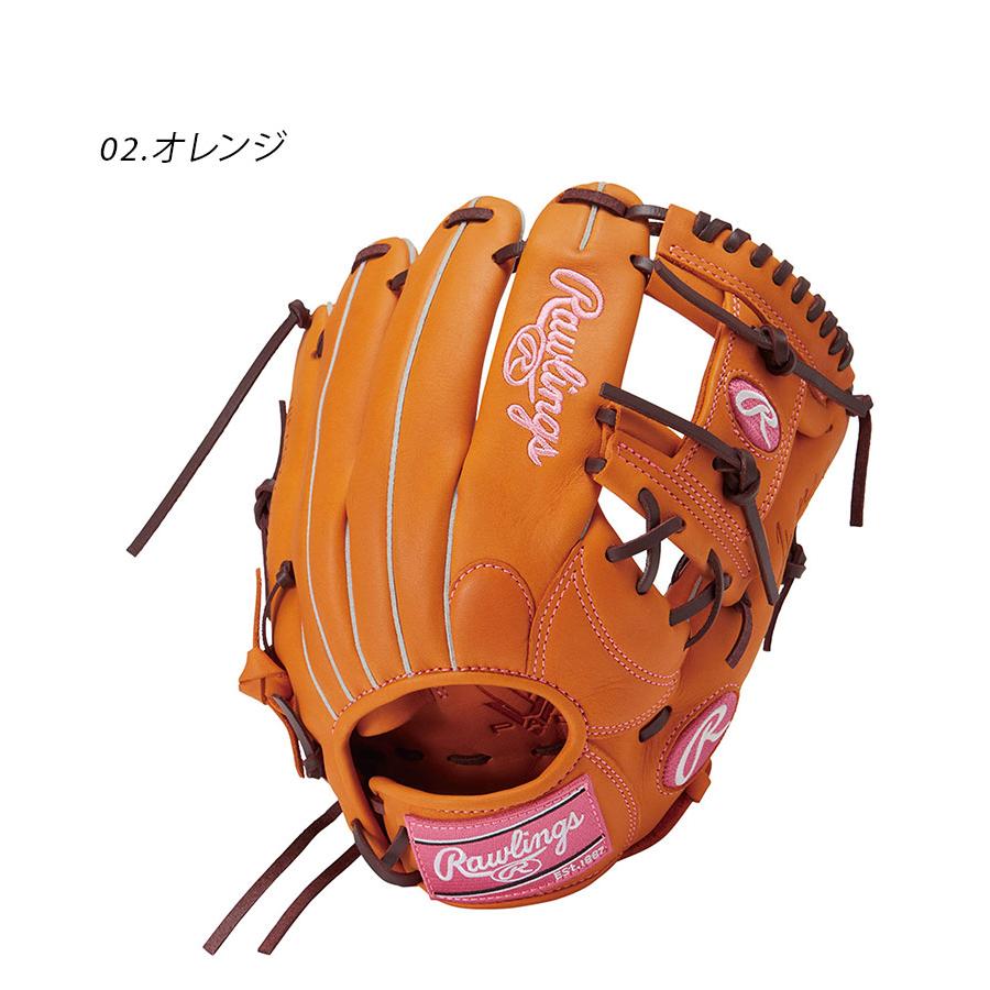 Rawlings ローリングス 軟式 内野手用　レッドオレンジ グローブ Rawlings ローリングス 軟式 内野手用 レッドオレンジ グローブ