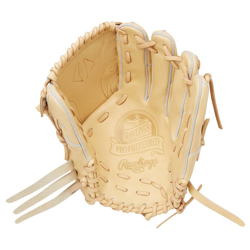 ローリングス グローブ 大人 一般 Rawlings GH4PW2A15MG ベージュ オレンジ レッド 赤 野球 ベースボール グラブ グローブ 硬式 投手 一般 大人 野球用品 爆買の画像