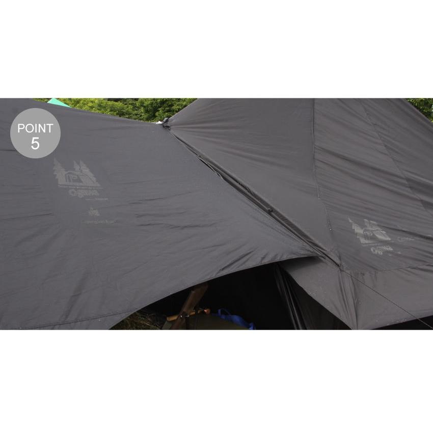 【新品】カナディアンイーストアウトドア キャンプ ワンポールテント 5～6人 黒 新品】カナディアンイーストアウトドア キャンプ ワンポールテント 5