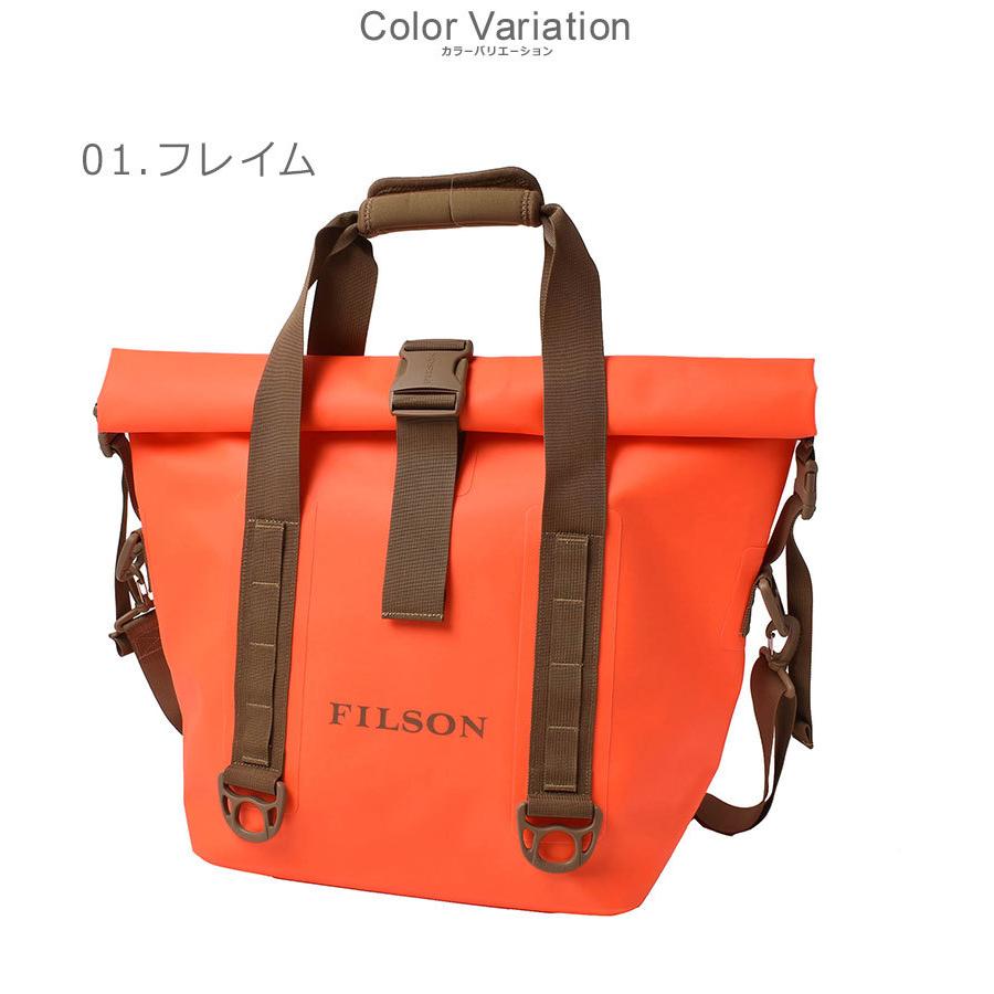 フィルソン トートバッグ メンズ レディース ドライ ロールトップ トートバッグ FILSON 20175828 カーキ オレンジ ブランド 防水｜z-mall｜04