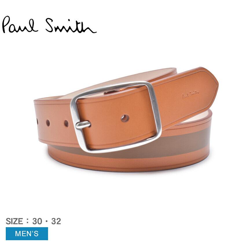 Paul Smith ブラウンレザーベルト Mサイズ ポールスミス Paul Smith