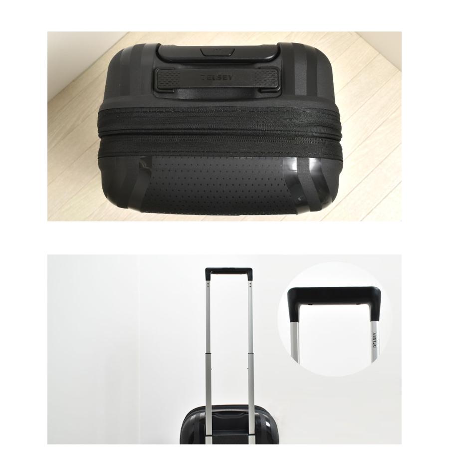デルセー スーツケース メンズ レディース DELSEY 003845801 ブラック
