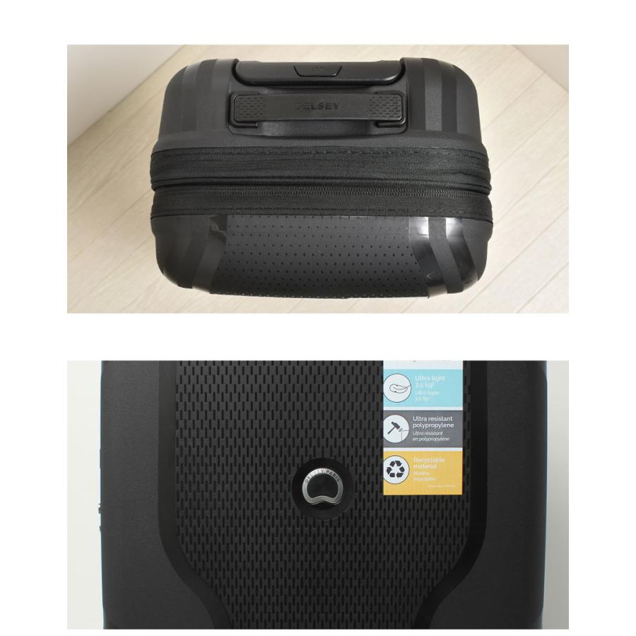 デルセー スーツケース メンズ レディース DELSEY 003845820 ブラック 黒 ブルー 青 78L 78リットル 鞄 バッグ キャリーケース キャリーバッグ 2重ホイール 爆買_6