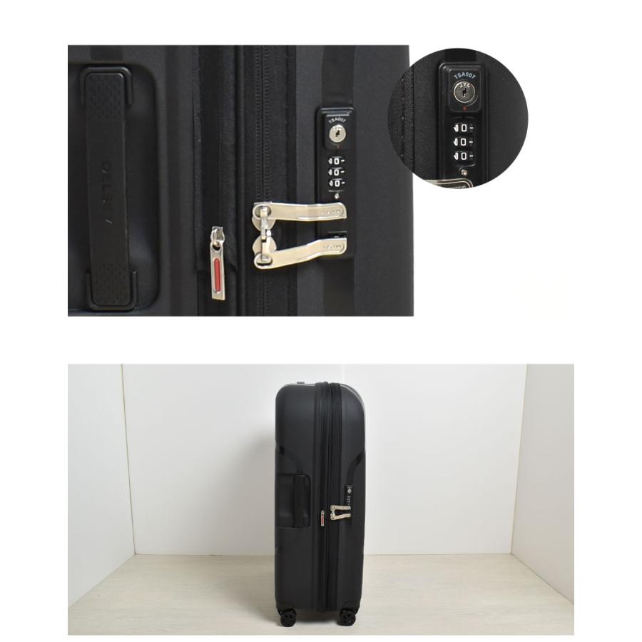 デルセー スーツケース メンズ レディース DELSEY 003845821 ブラック