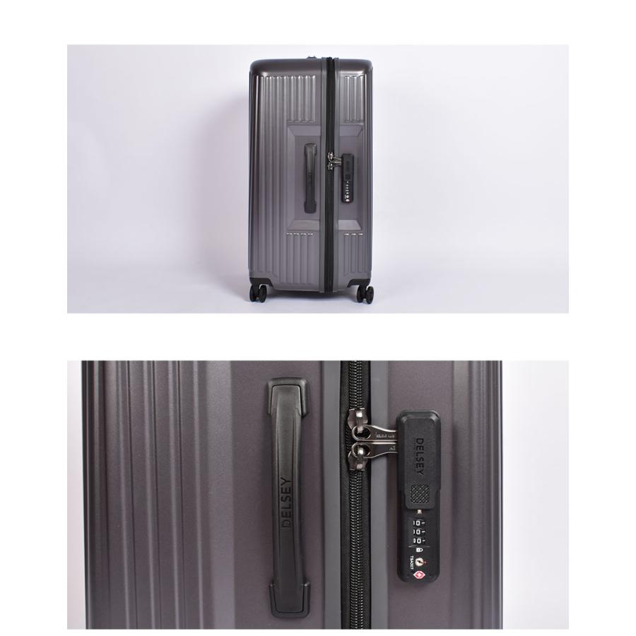 新品DELSEYデルセー スーツケース キャリーケース　ホワイト　73L ゼット デルセー スーツケース メンズ レディース DELSEY