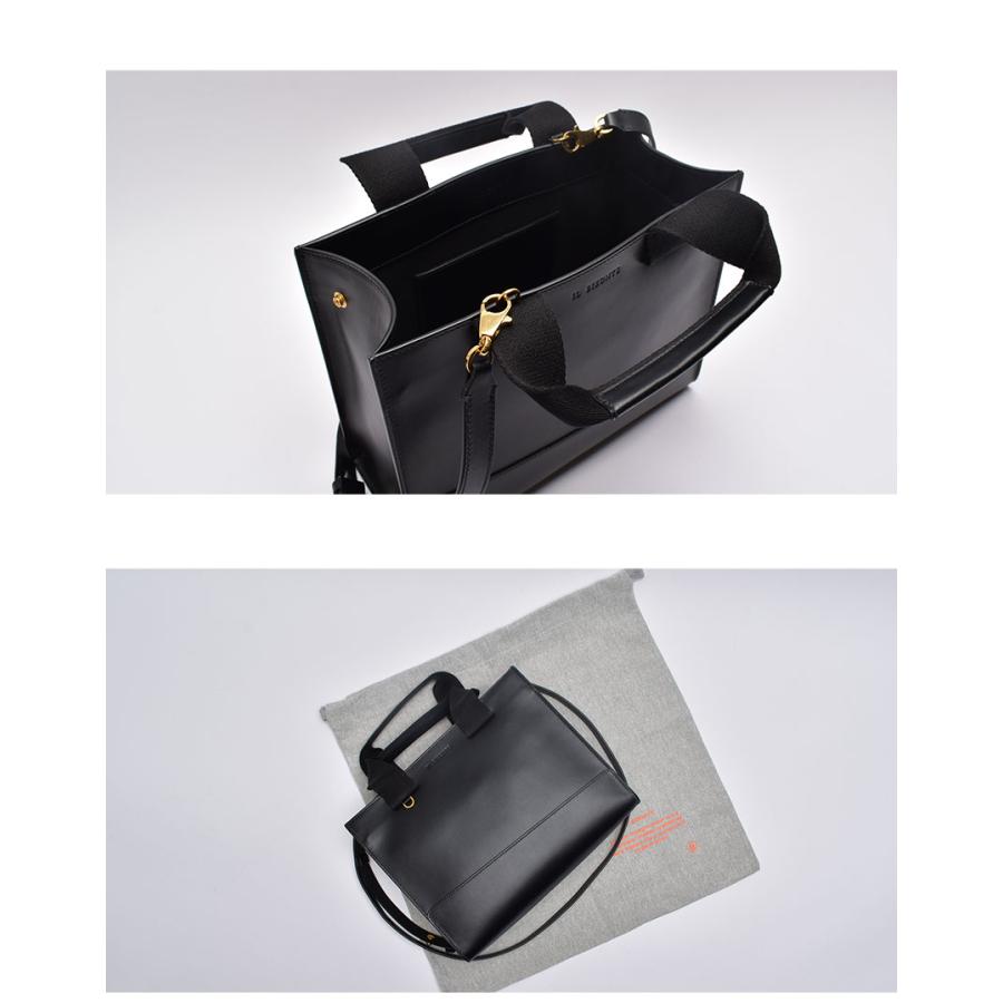 美品☆イルビゾンテ　ハンドバッグ　黒 イルビゾンテレザー トートバッグ 黒