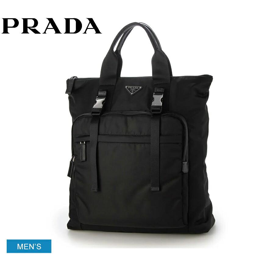 【付属品あり】﻿【難あり】プラダPRADAリュック バックパックY2K PRADA（プラダ） バックパック メンズ Re-Nylon サフィアーノレザー