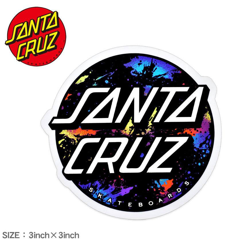 サンタクルーズ ステッカー SANTA CRUZ DOT SPLATTER MYLAR STICKER