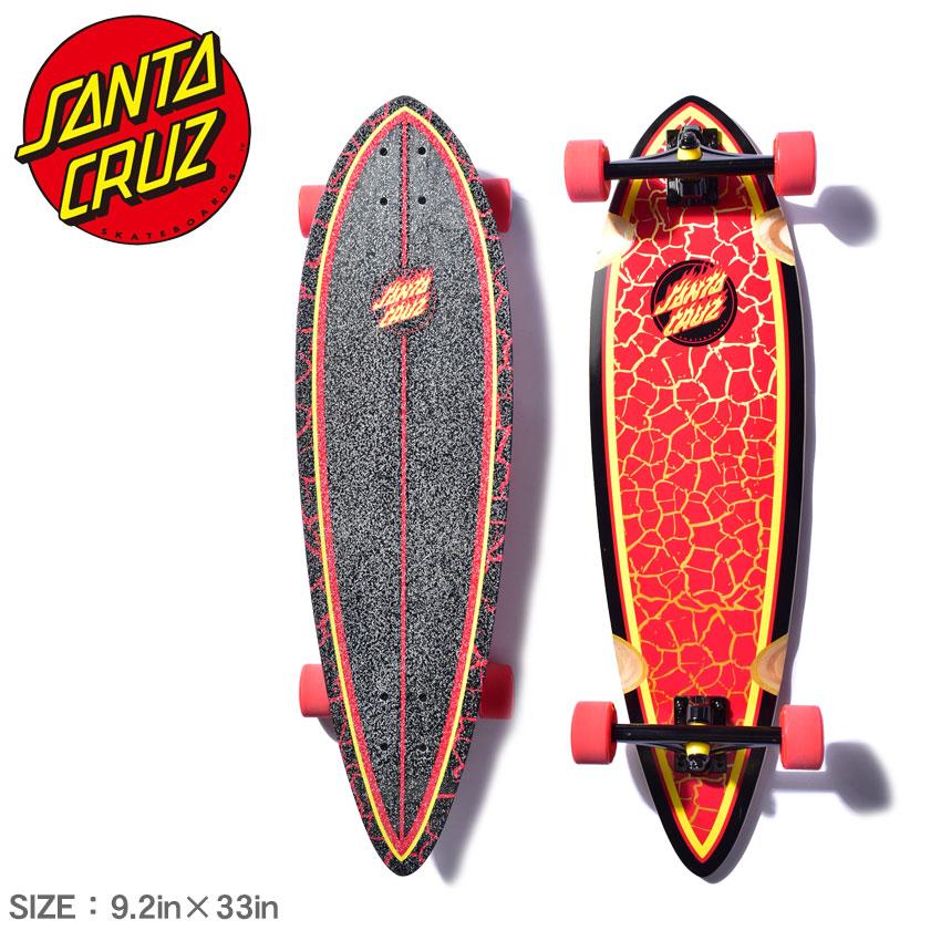 美品　SANTA CRUZ スケートボード スケボー SANTA CRUZ（サンタクルーズ） スケートボード PINTAIL FLAME DOT 9.2