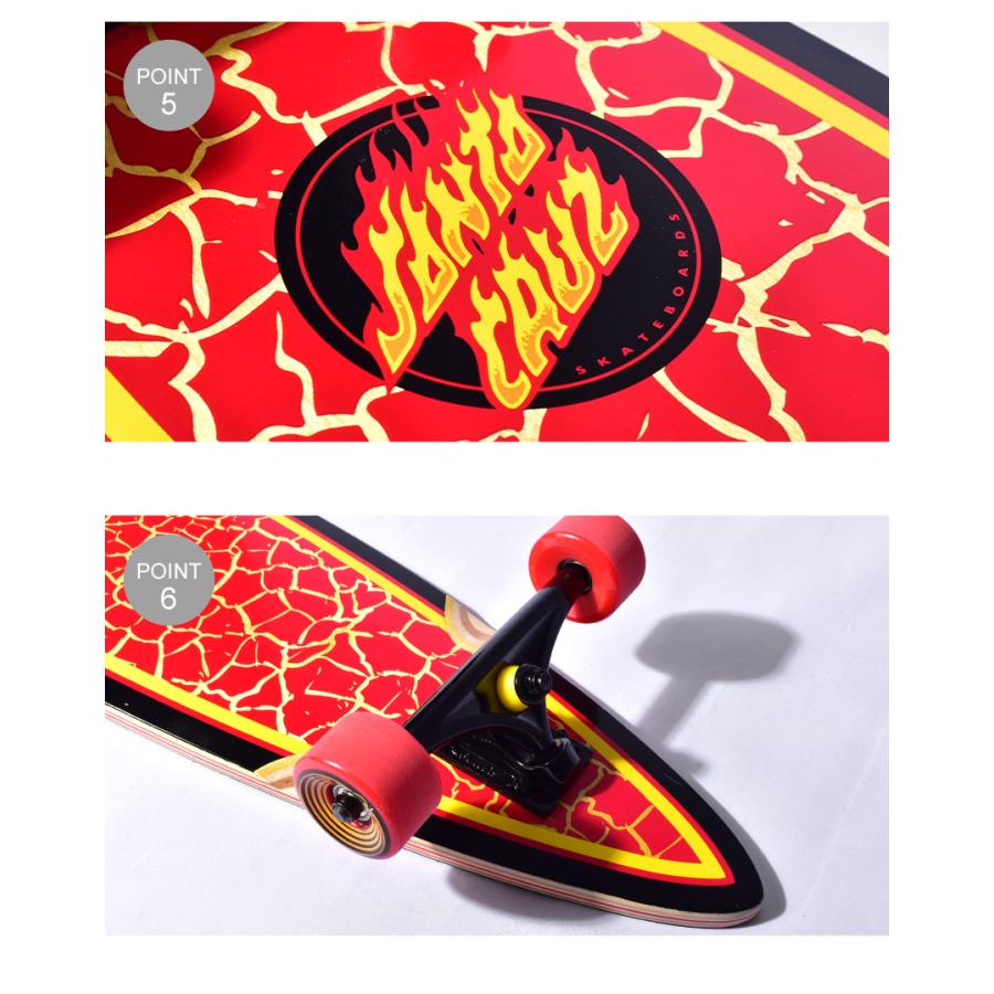 SANTA CRUZ（サンタクルーズ） スケートボード PINTAIL FLAME DOT 9.2