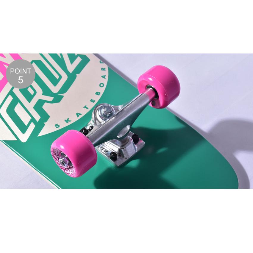 サンタクルーズ　スケボー　スケートボード　コンプリート　美品　OJウィール サンタクルーズ スケボー コンプリート スクリーミングハンド ブラック