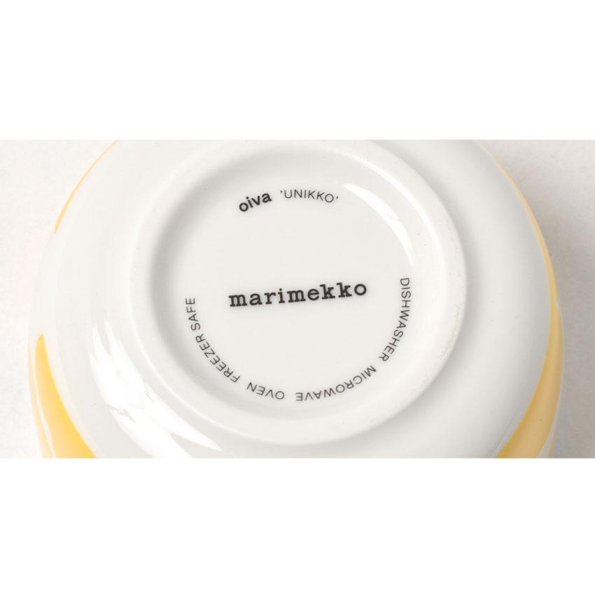 未使用品　マリメッコ　日本限定　イエロー　ボウル　湯呑みセット marimekko（マリメッコ） ボウル 250ml MARIMEKKO ウニッコ