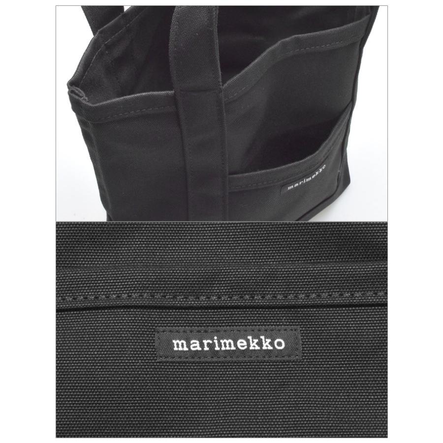 マリメッコ トートバッグ レディース バッグ 北欧 marimekko プレゼント ギフト 通勤 コットンミニ ペルスカッシ 2 黒 かばん カバン 鞄 バック おしゃれ｜z-mall｜06