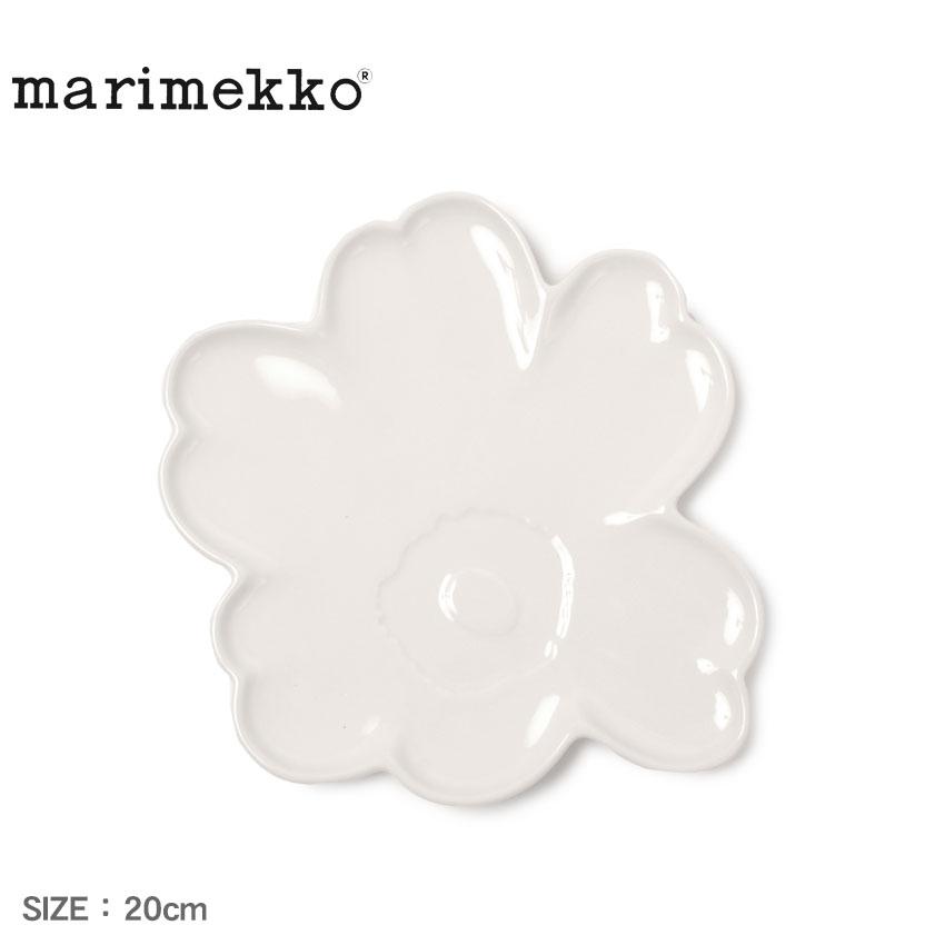 新品未使用　マリメッコ ウニッコ　プレート　ホワイト マリメッコ（marimekko） Unikko ウニッコ プレート 13.5cm