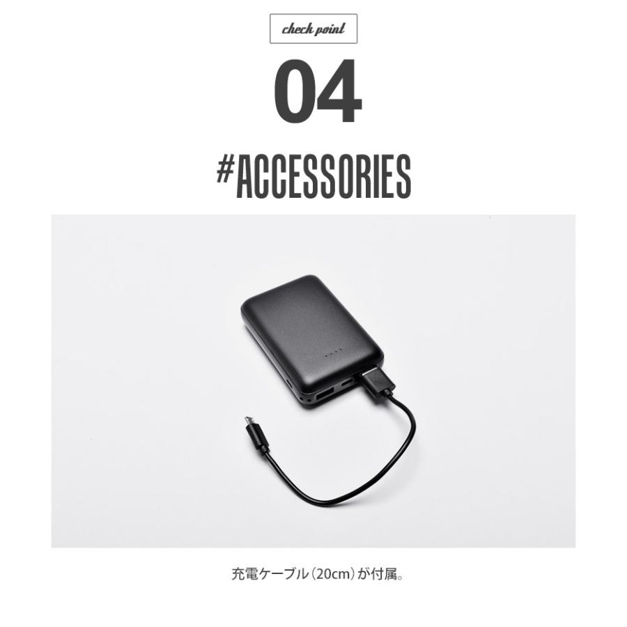インクルーシブ 充電器 メンズ モバイルバッテリー In'crewsive