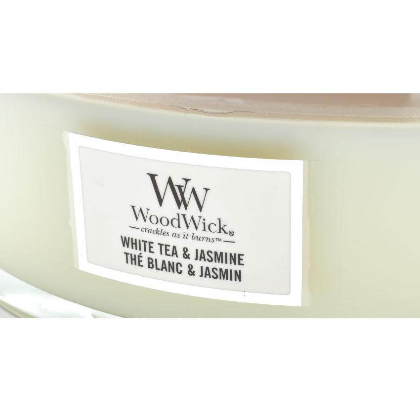 ウッドウィック アロマキャンドル WOODWICK ホワイト 白 グレー
